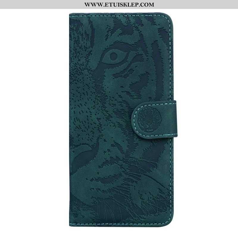 Etui Folio do Poco X4 Pro 5G Nadruk Tygrysa